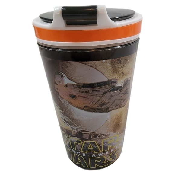 Star Wars The Force Awakes Snackeez Drink Cup With Straw Hole Zak! Designs - Picture 4 of 9